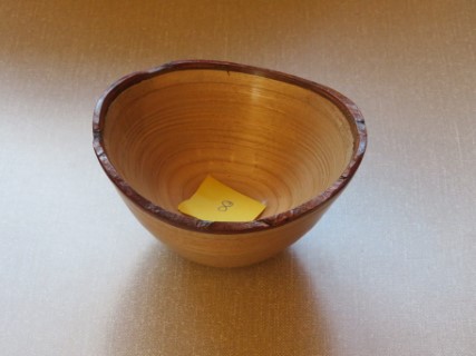 Ash natural edge bowl by Dean Carter